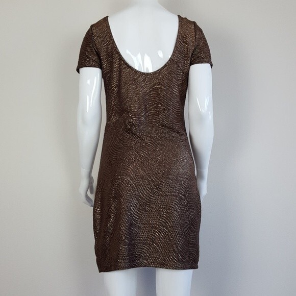 Free People Metallic Scoop Back Dress - Picture 5 of 9